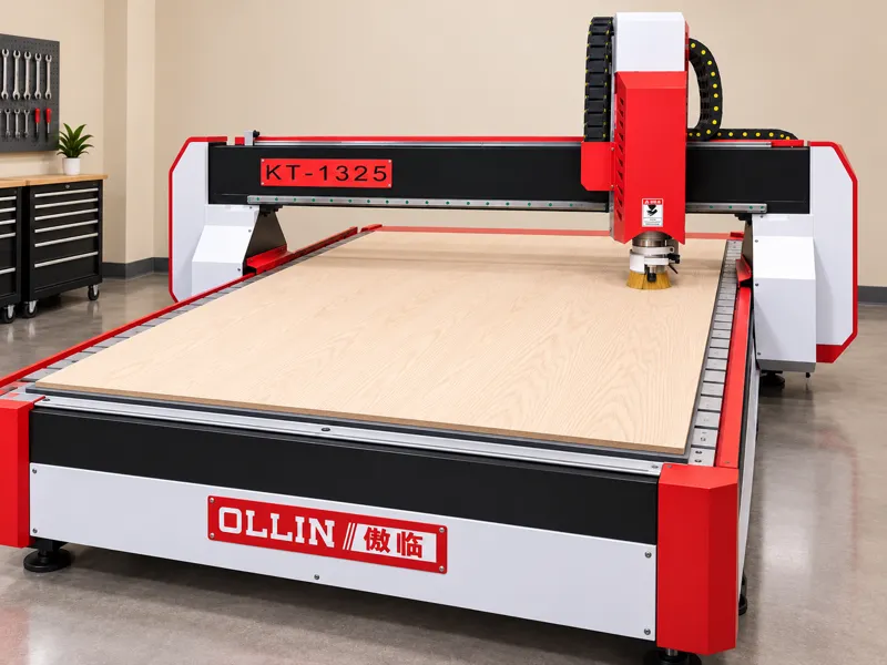 Router CNC Ollin KT-1325 con tablero montado — imagen del modelo